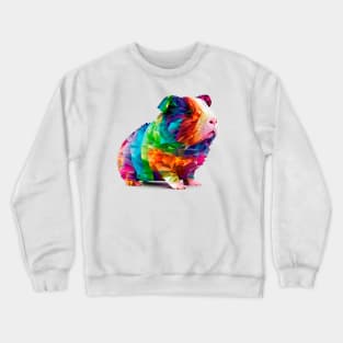 Multicolored Guinea Pig Crewneck Sweatshirt
